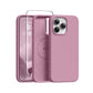 GONEZ Magnetic for iPhone 15 Pro Case, Silicone Cover Black