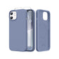GONEZ Magnetic for iPhone 12/12 Pro Case, Silicone Cover Chalk Pink