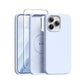 GONEZ Magnetic for iPhone 15 Pro Case, Silicone Cover Stone