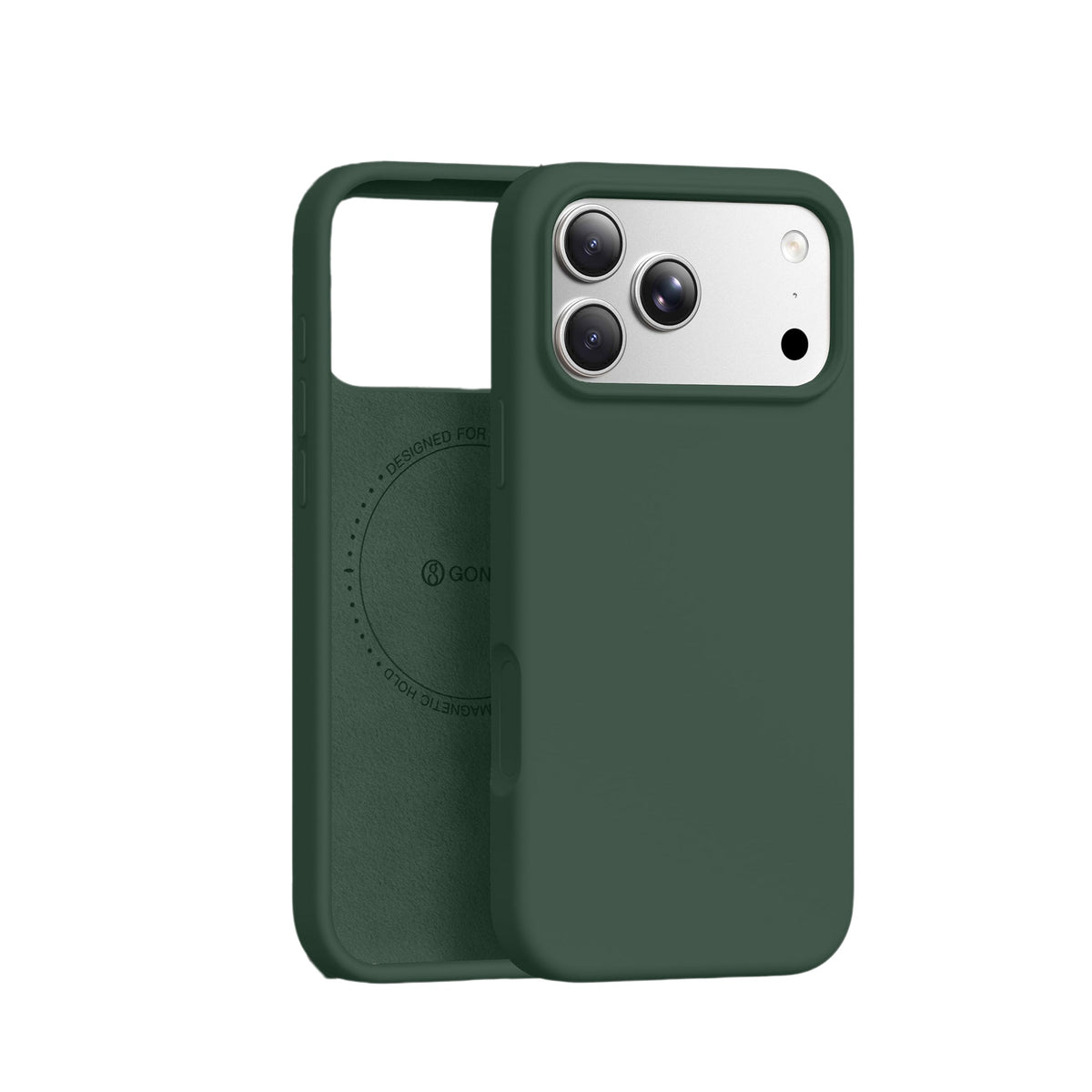 GONEZ Magnetic for iPhone 18 Pro Max Case/iPhone 17 Pro Max Case, Silicone Cover Stone