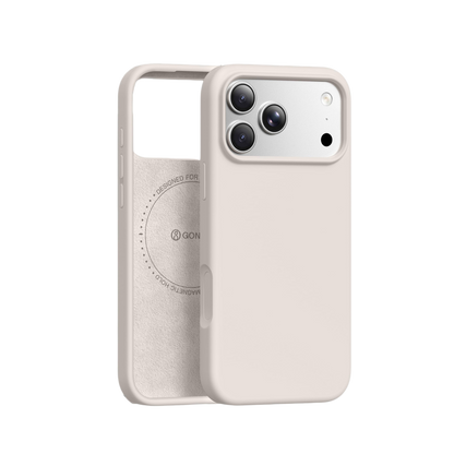 GONEZ Magnetic for iPhone 18 Pro Max Case/iPhone 17 Pro Max Case, Silicone Cover Stone
