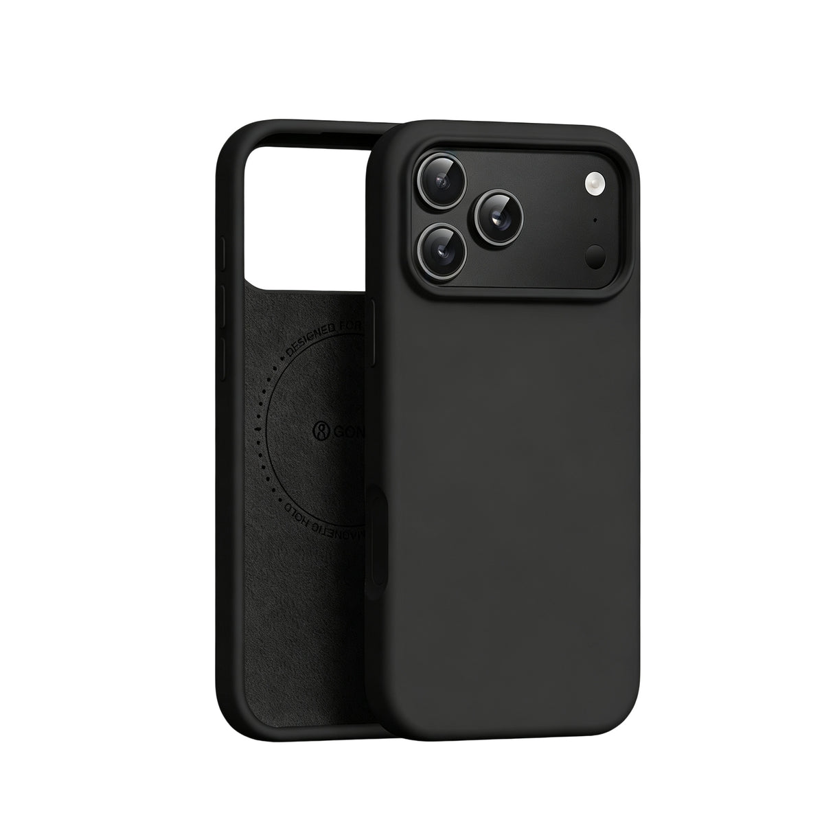 GONEZ Magnetic for iPhone 17 Pro Max Case, Silicone Cover Dark Blue