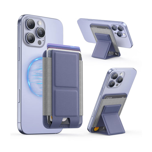 GONEZ for MagSafe Wallet with Stand,Lavender Gray