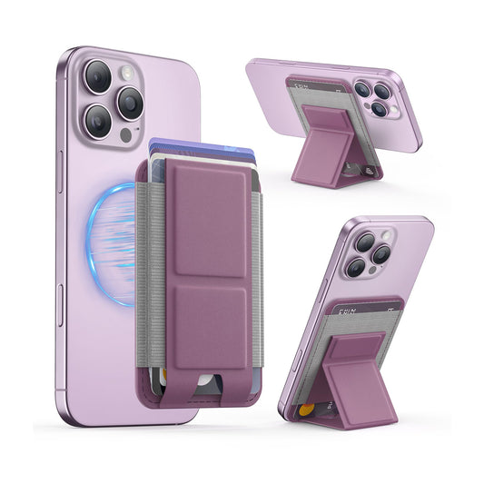 GONEZ for MagSafe Wallet with Stand, Blackcurrant