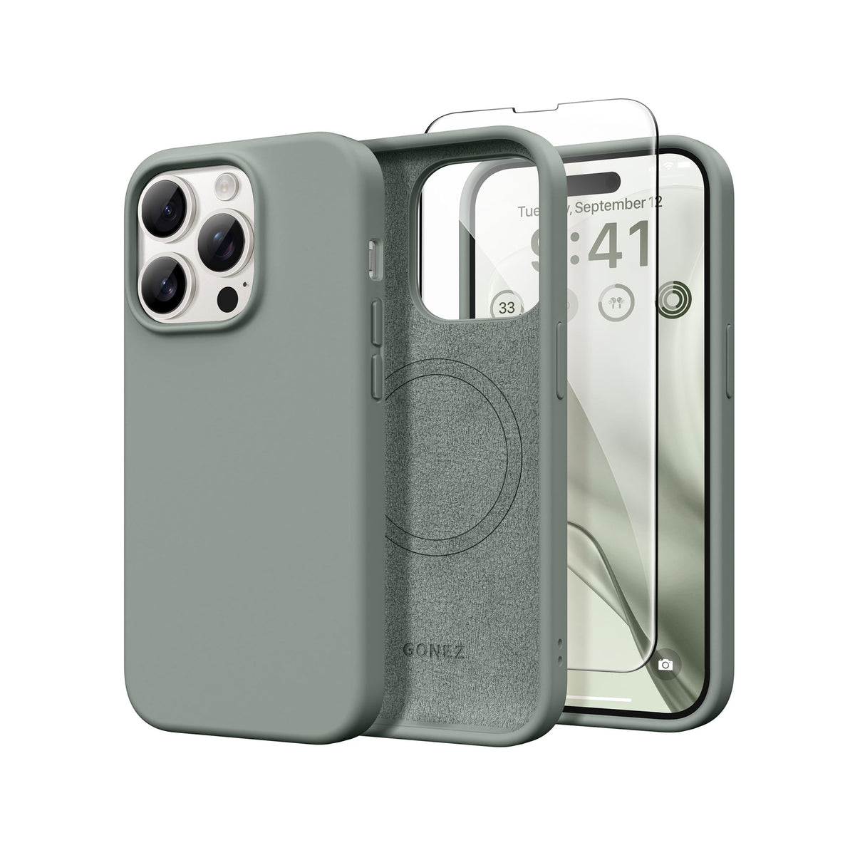 GONEZ Magnetic for iPhone 14 Pro Case