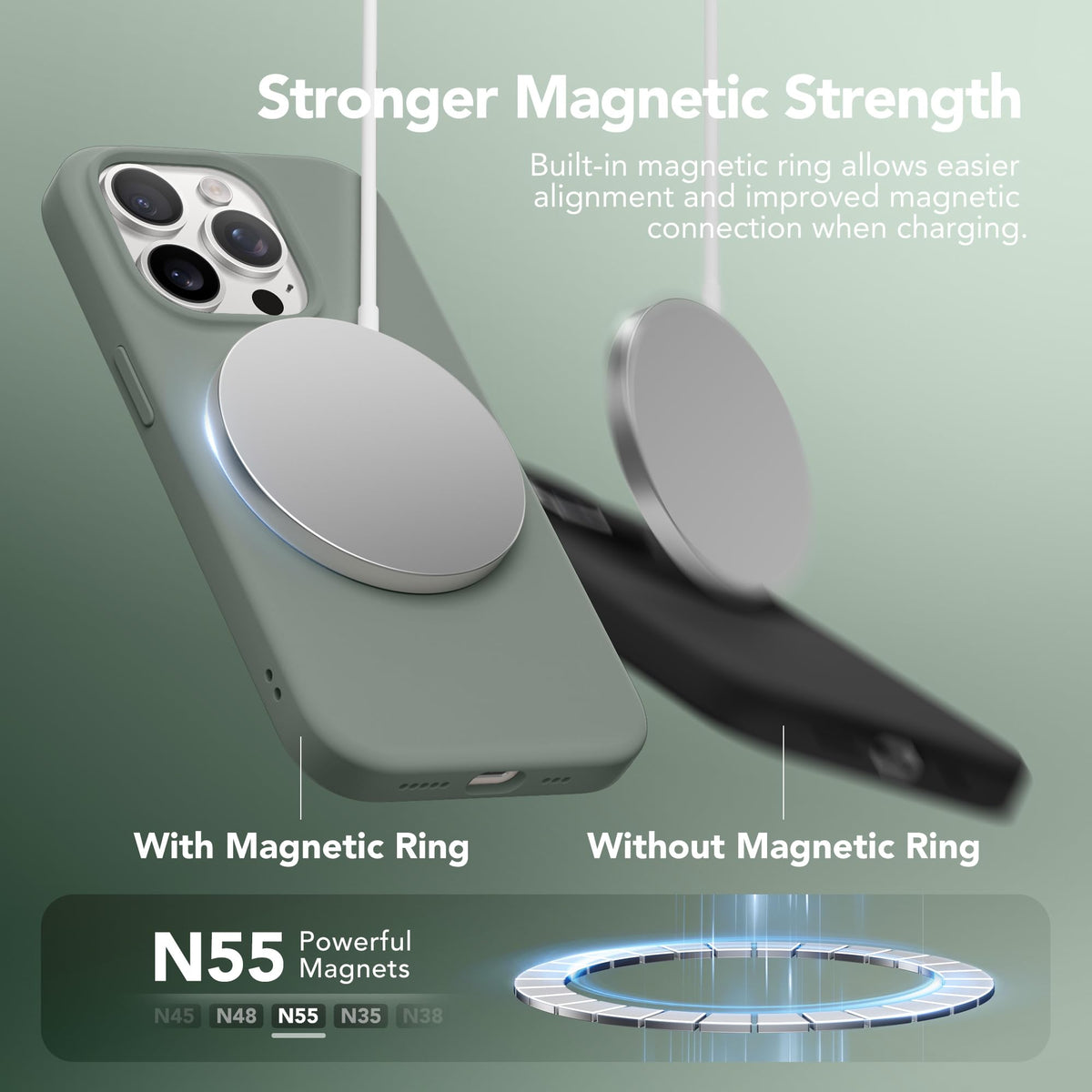 GONEZ Magnetic for iPhone 14 Pro Case