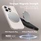 GONEZ Magnetic for iPhone 15 Pro Max Case, Silicone Cover Stone