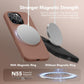 GONEZ Magnetic for iPhone 16 Pro Case, Silicone Cover Brown