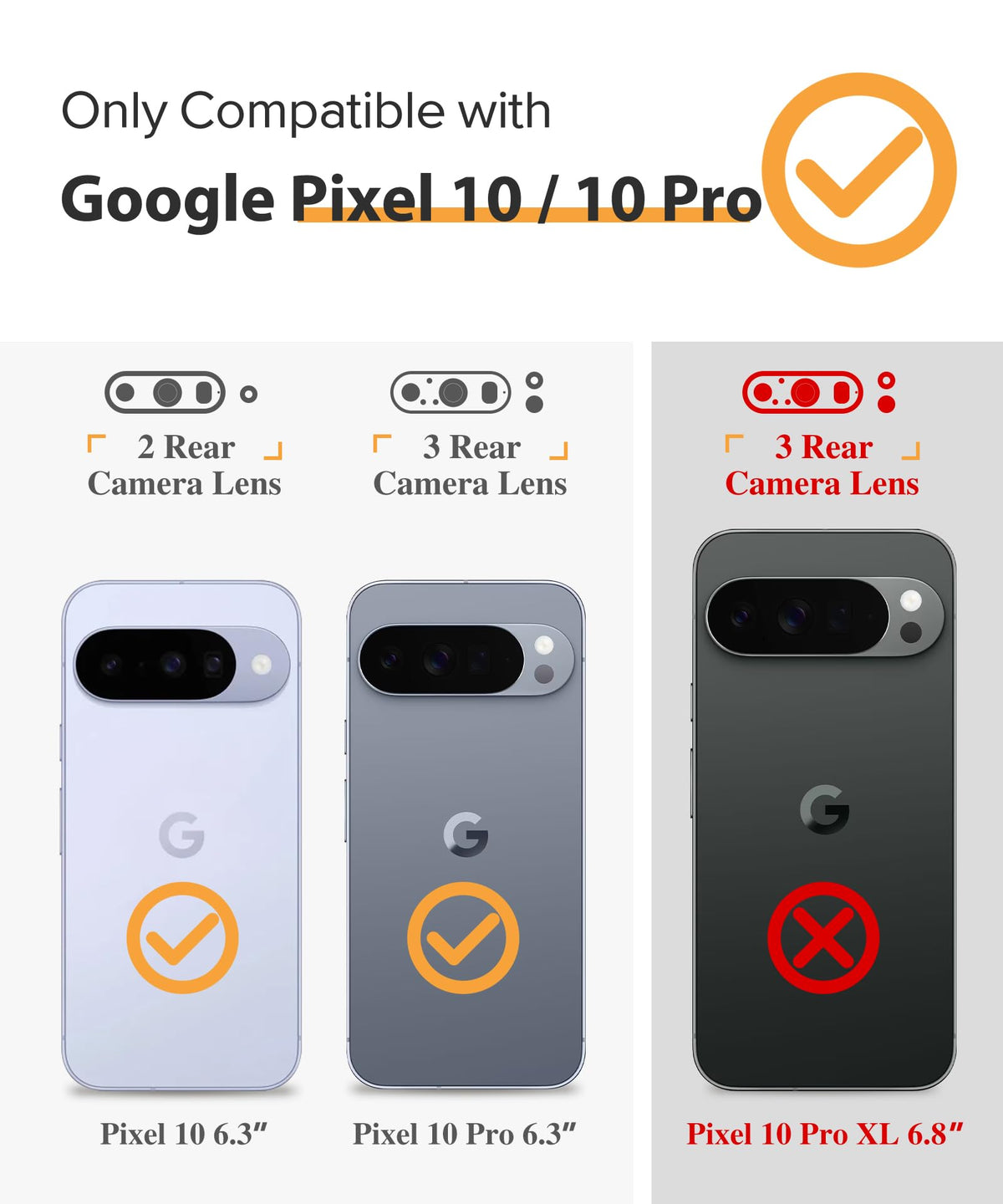 GONEZ for Google Pixel 10/Pixel 10 Pro Case