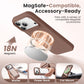 GONEZ Magnetic for iPhone 18 Pro Case/iPhone 17 Pro Case, Silicone Cover Brown