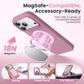 GONEZ Magnetic for iPhone 18 Pro Case/iPhone 17 Pro Case, Silicone Cover Blackcurrant