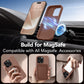 GONEZ Magnetic for iPhone 16 Pro Case, Silicone Cover Brown