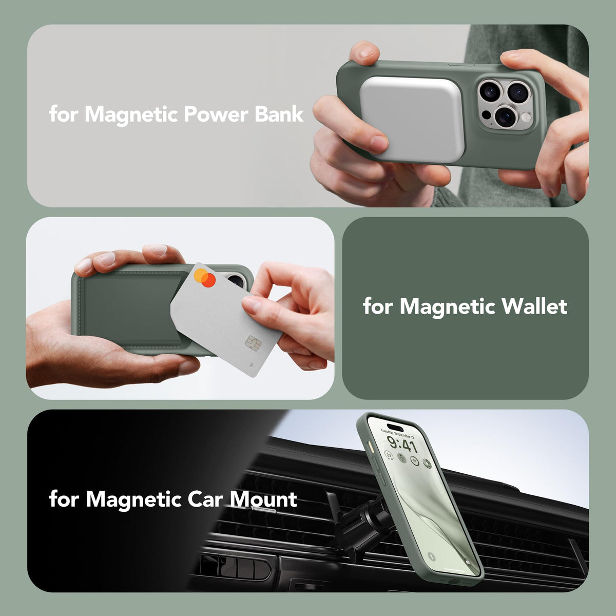 GONEZ Magnetic for iPhone 14 Pro Case