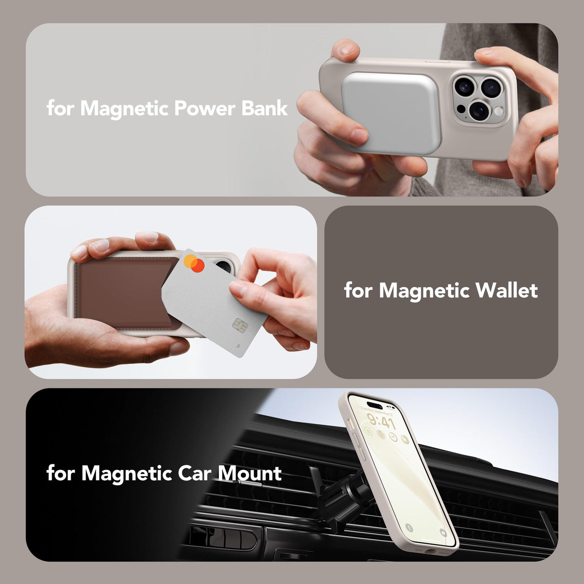 GONEZ Magnetic for iPhone 14 Pro Max Case, Silicone Cover Blackcurrant