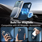 GONEZ Magnetic for iPhone 17 Case, Silicone Cover Dark Blue