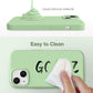 GONEZ for iPhone 15 Case, Liquid Silicone Case
