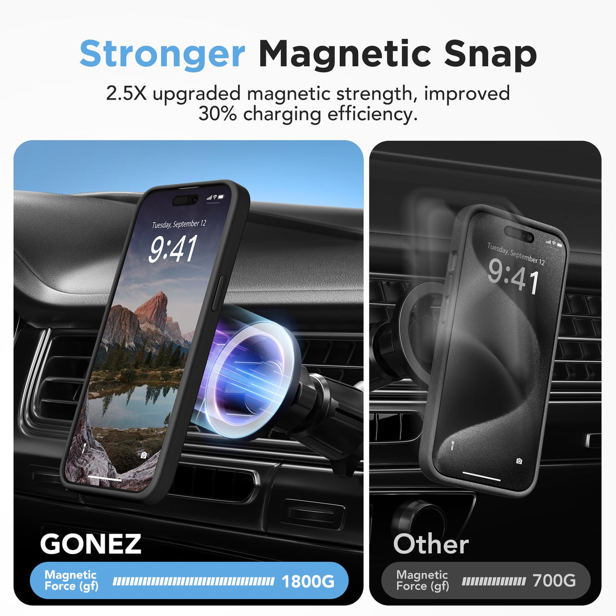 GONEZ Magnetic for iPhone 14 Pro Max Case,Compatible with MagSafe