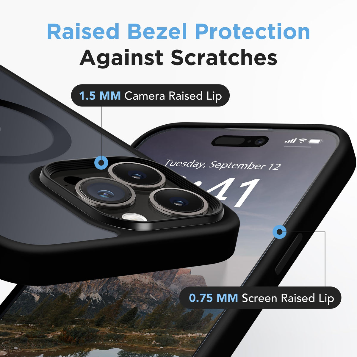 GONEZ Magnetic for iPhone 15 Pro Max Case,Compatible with MagSafe