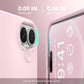 GONEZ Magnetic for iPhone 16 Case, Silicone Cover Chalk Pink