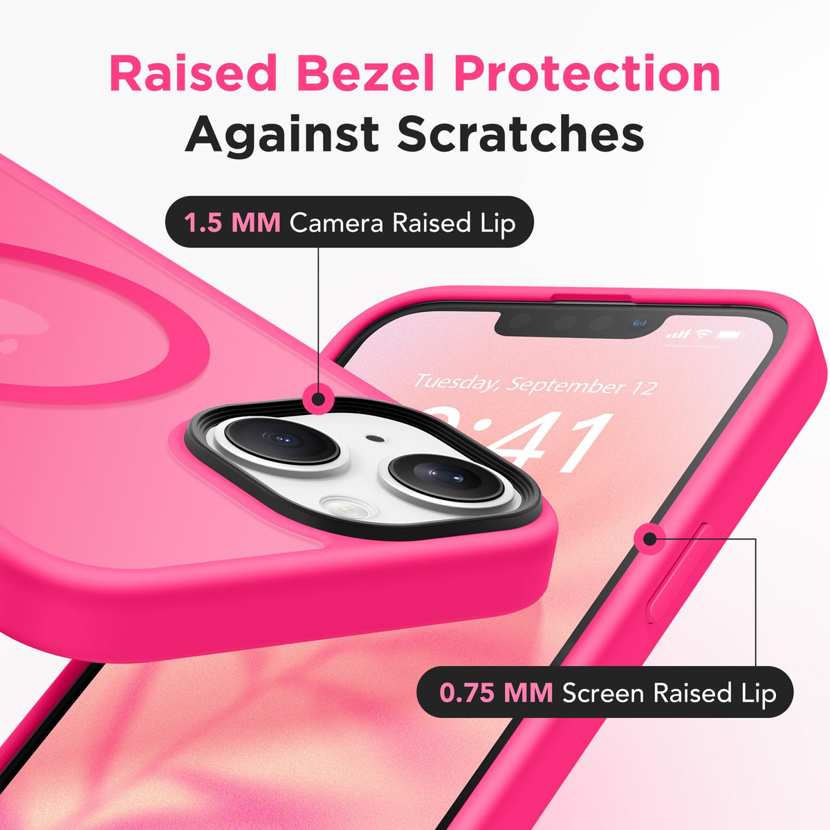 GONEZ Magnetic for iPhone 14 Case,Compatible with MagSafe