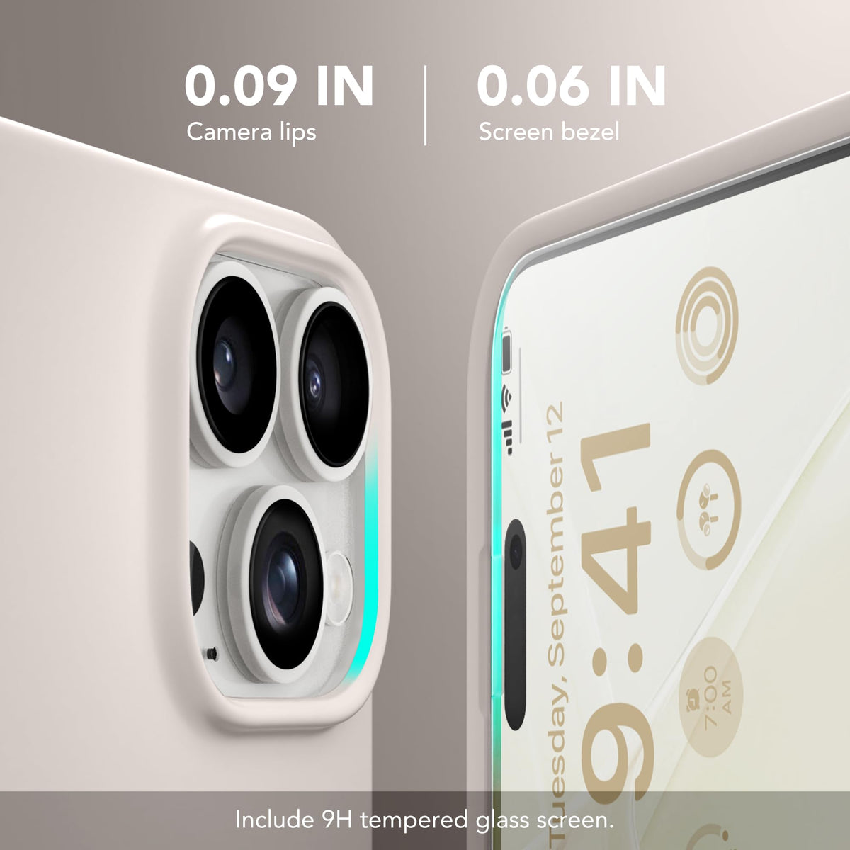 GONEZ Magnetic for iPhone 16 Pro Max Case, Silicone Cover Stone