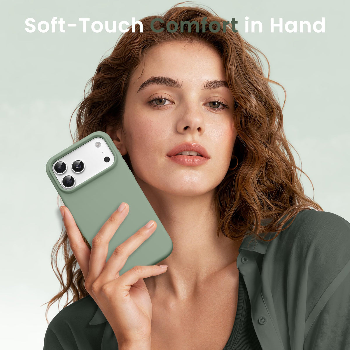 GONEZ for iPhone 18 Pro Case, Light Green