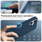 GONEZ Magnetic for iPhone 17 Case, Silicone Cover Dark Blue