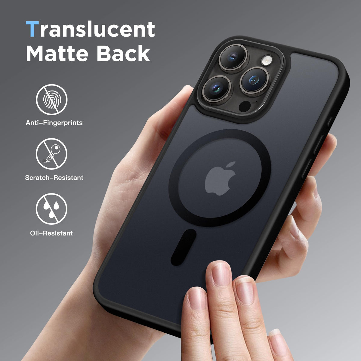 GONEZ Magnetic for iPhone 15 Pro Max Case,Compatible with MagSafe