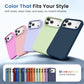 GONEZ Magnetic for iPhone 18 Pro Max Case/iPhone 17 Pro Max Case, Silicone Cover Dark Blue