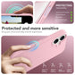 GONEZ Magnetic for iPhone 17 Case, Silicone Cover Peach Pink