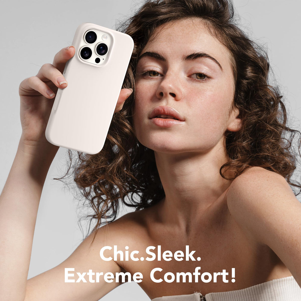 GONEZ Magnetic for iPhone 16 Pro Max Case, Silicone Cover Stone