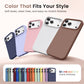 GONEZ Magnetic for iPhone 18 Pro Case/iPhone 17 Pro Case, Silicone Cover Brown