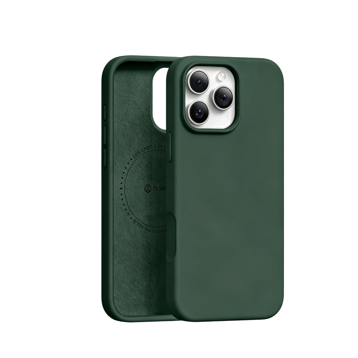 GONEZ Magnetic for iPhone 16 Pro Max Case, Silicone Cover Stone