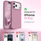 GONEZ Magnetic for iPhone 18 Pro Case/iPhone 17 Pro Case, Silicone Cover Blackcurrant