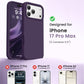 GONEZ Magnetic for iPhone 18 Pro Max Case/iPhone 17 Pro Max Case, Silicone Cover Deep Purple