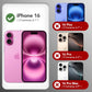 GONEZ Magnetic for iPhone 16 Case, Silicone Cover Chalk Pink