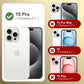 GONEZ Magnetic for iPhone 15 Pro Case, Silicone Cover Buttercream Yellow