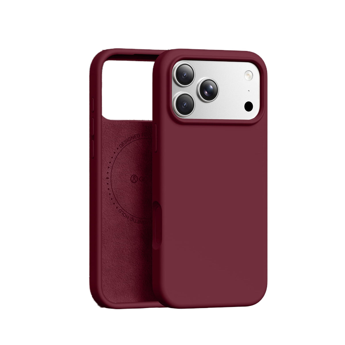 GONEZ Magnetic for iPhone 18 Pro Max Case/iPhone 17 Pro Max Case, Silicone Cover Deep Purple